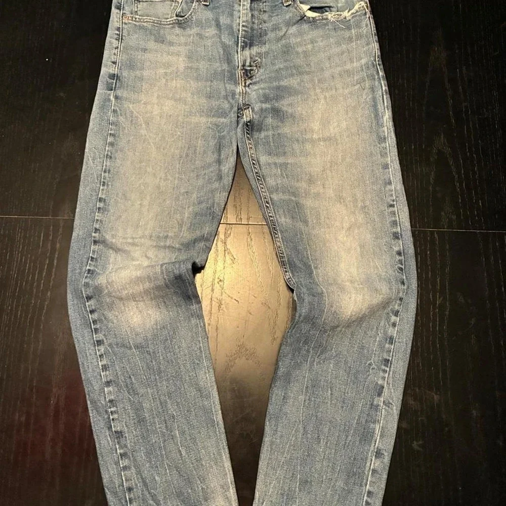 Levis 511 Slim Fit Jeans Mens 33x30 Light Wash Blue Denim 29507-0003